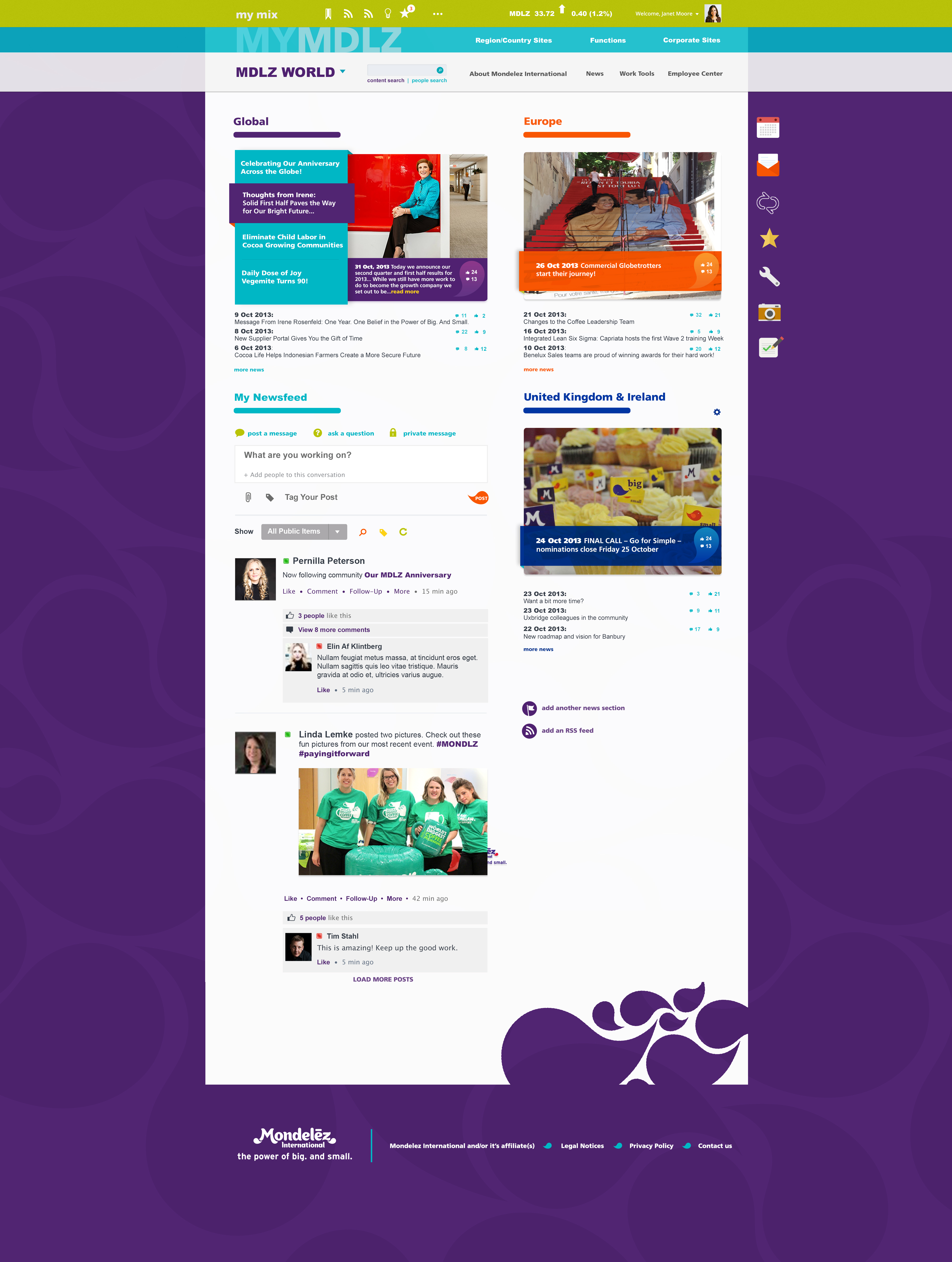The Intranet Home Page